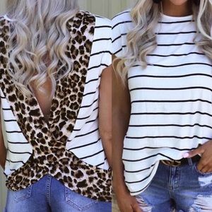 Leopard Printed Back